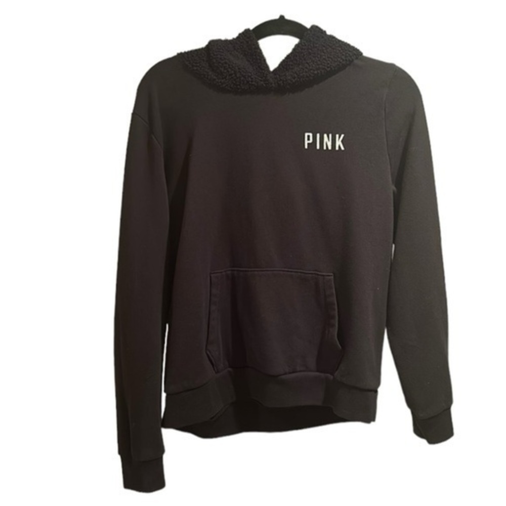 Victoria’s Secret PINK women’s black hoodie Size L